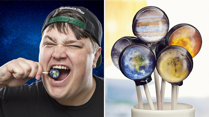 Illustration for article titled There's a Galaxy of Flavors Hiding In These Planetary Lollipops